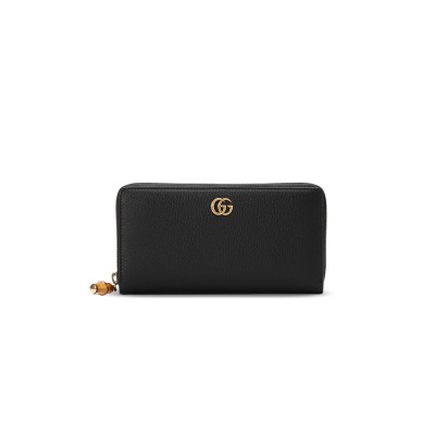 GUCCI BAMBOO ZIP AROUND WALLET 739499 (19.5*11*3cm)